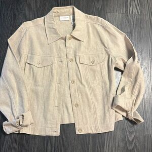 🍍LIZ CLAIBORNE LINEN JACKET🍍SIZE LARGE🍍PIT TO PIT 20”🍍LENGTH 23”🍍
CR199